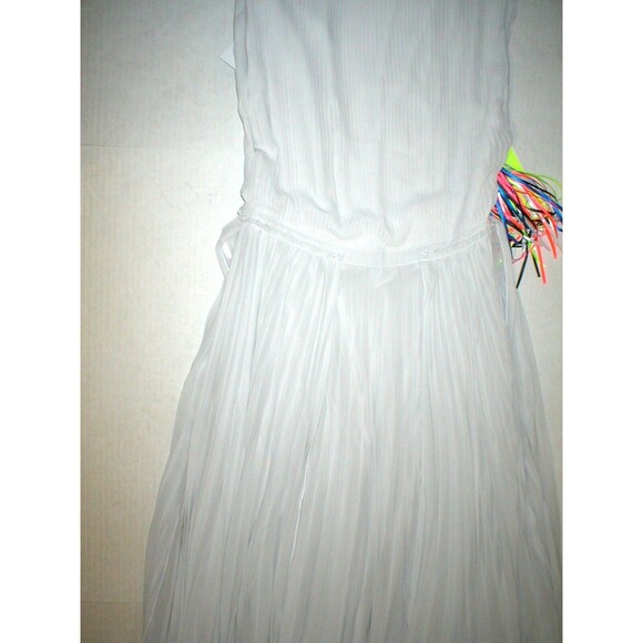 New Womens 8 NWT MSGM Dress Evening Gown Pale Light Gray Italy 44 Long Designer - Picture 3 of 8
